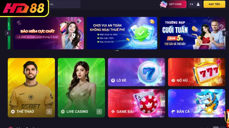 HD88 - Nhà cái cá cược đáng tin cậy