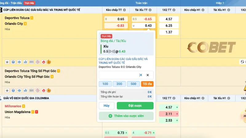 Sự minh bạch trong công bố tỷ lệ kèo